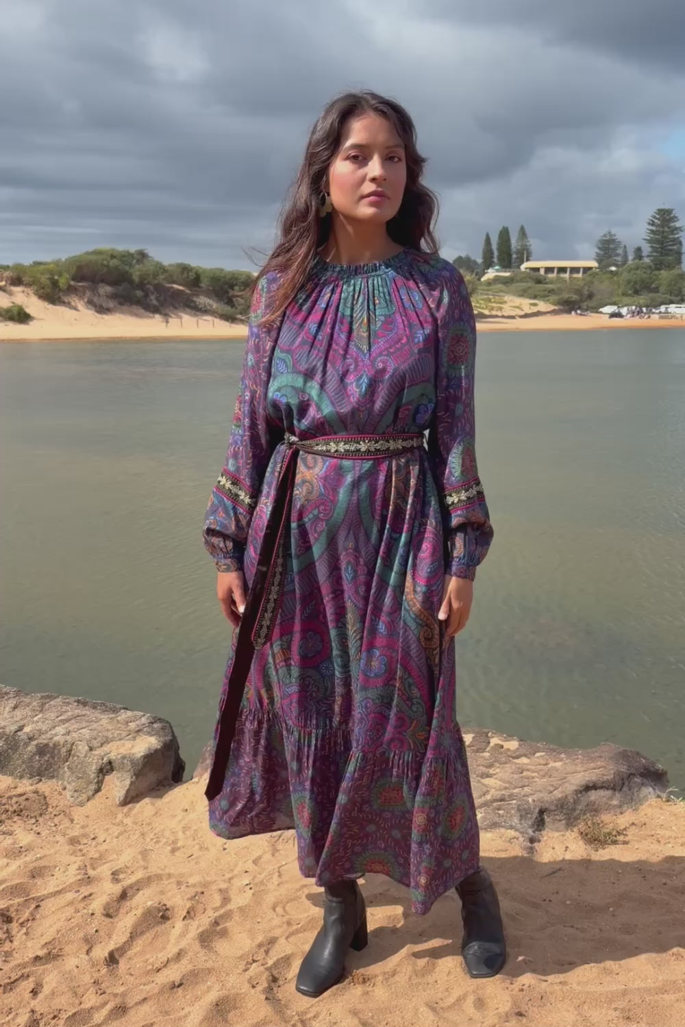 Edith Falls Maxi Dress - Paisley