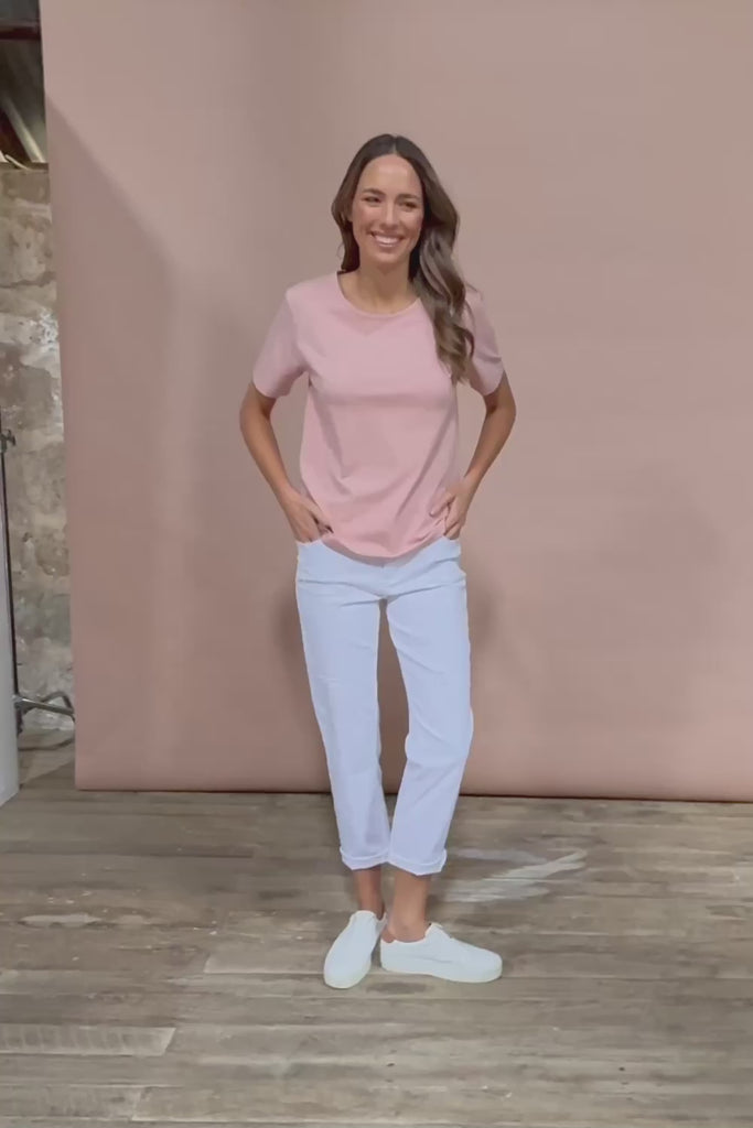 The Keepers Tee - Dustyrose