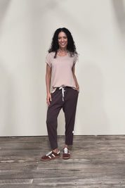 Fundamental Brunch Cotton Pant - Coffee