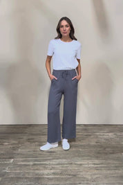 The Must Have Linen Look Pull on Pant - Denim