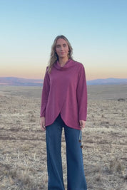 Crossing The Plains Snuggle Jumper - Grape