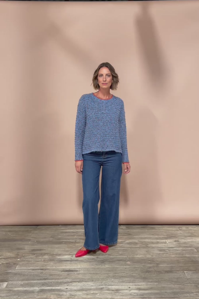 Tip Of Greatness Sweater - Blueaura