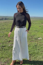 Need You In My Life Pants - White