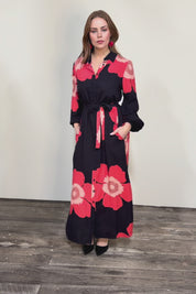Lucy Maxi Shirt Dress – Boldflower