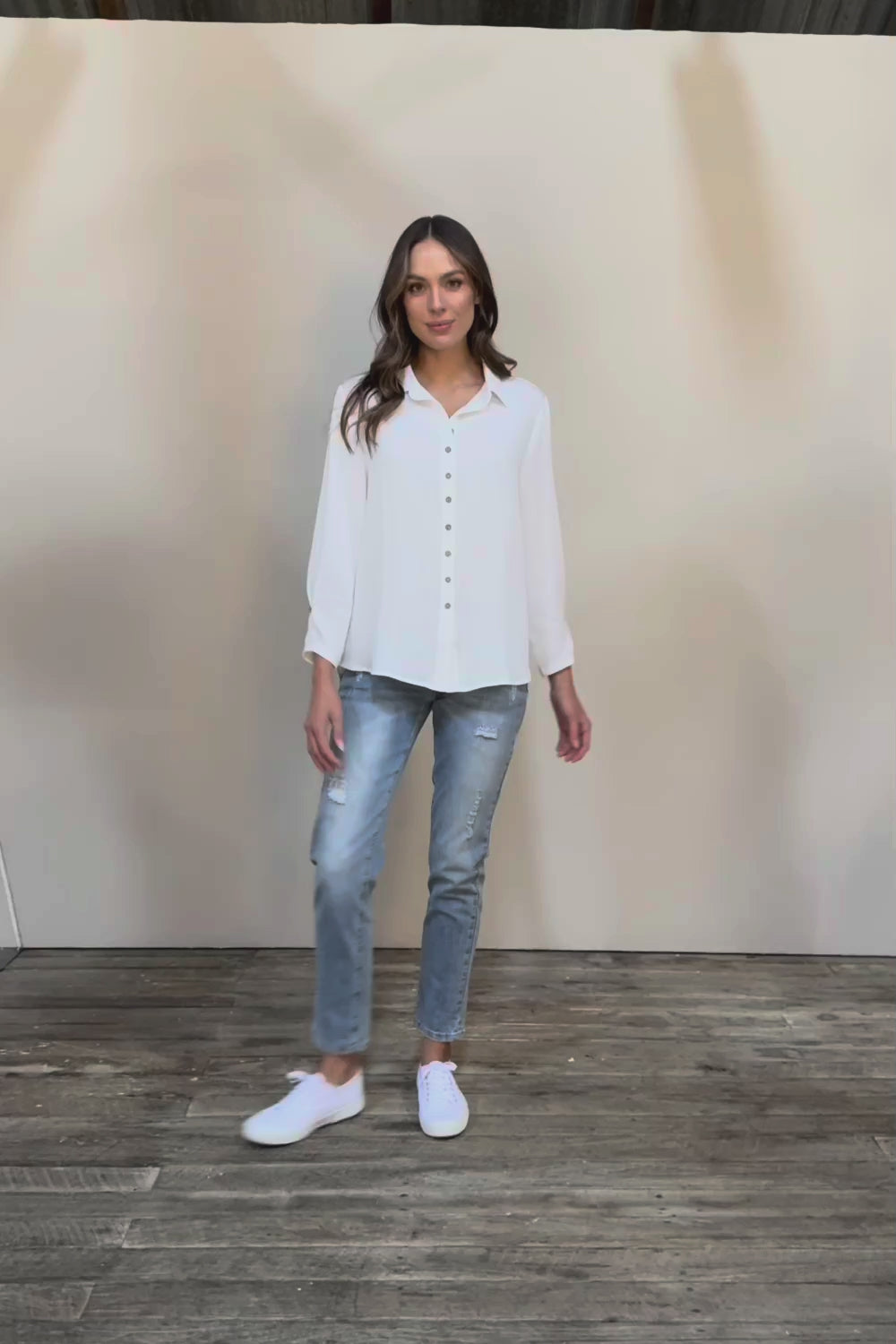The Must Have Linen Look Shirt - White