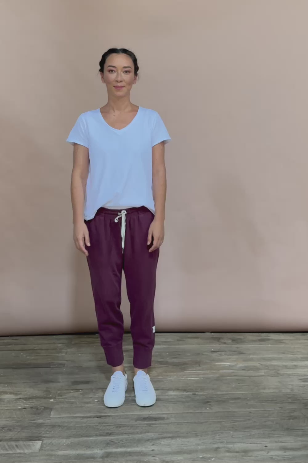 Fundamental Brunch Cotton Pant - Merlot