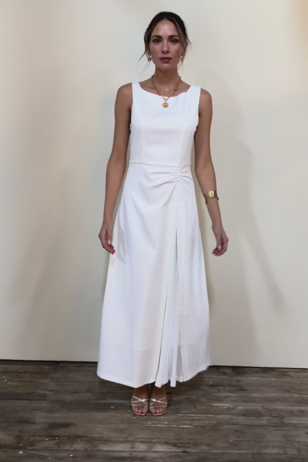 Lisa Evening Gown - Snow