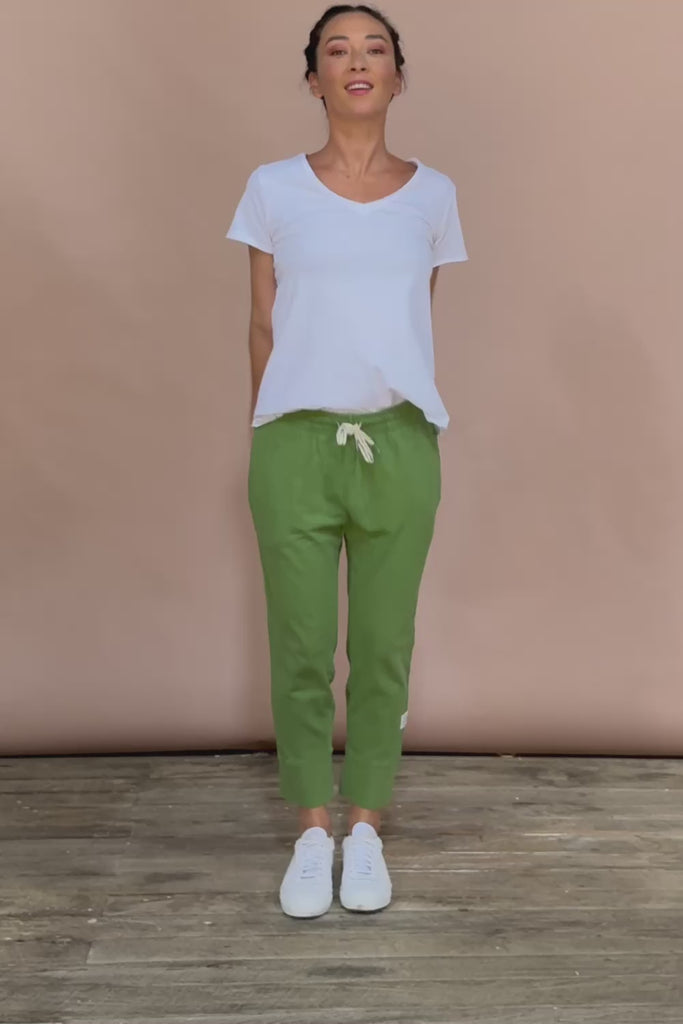 Fundamental Brunch Cotton Pant - Cedargreen