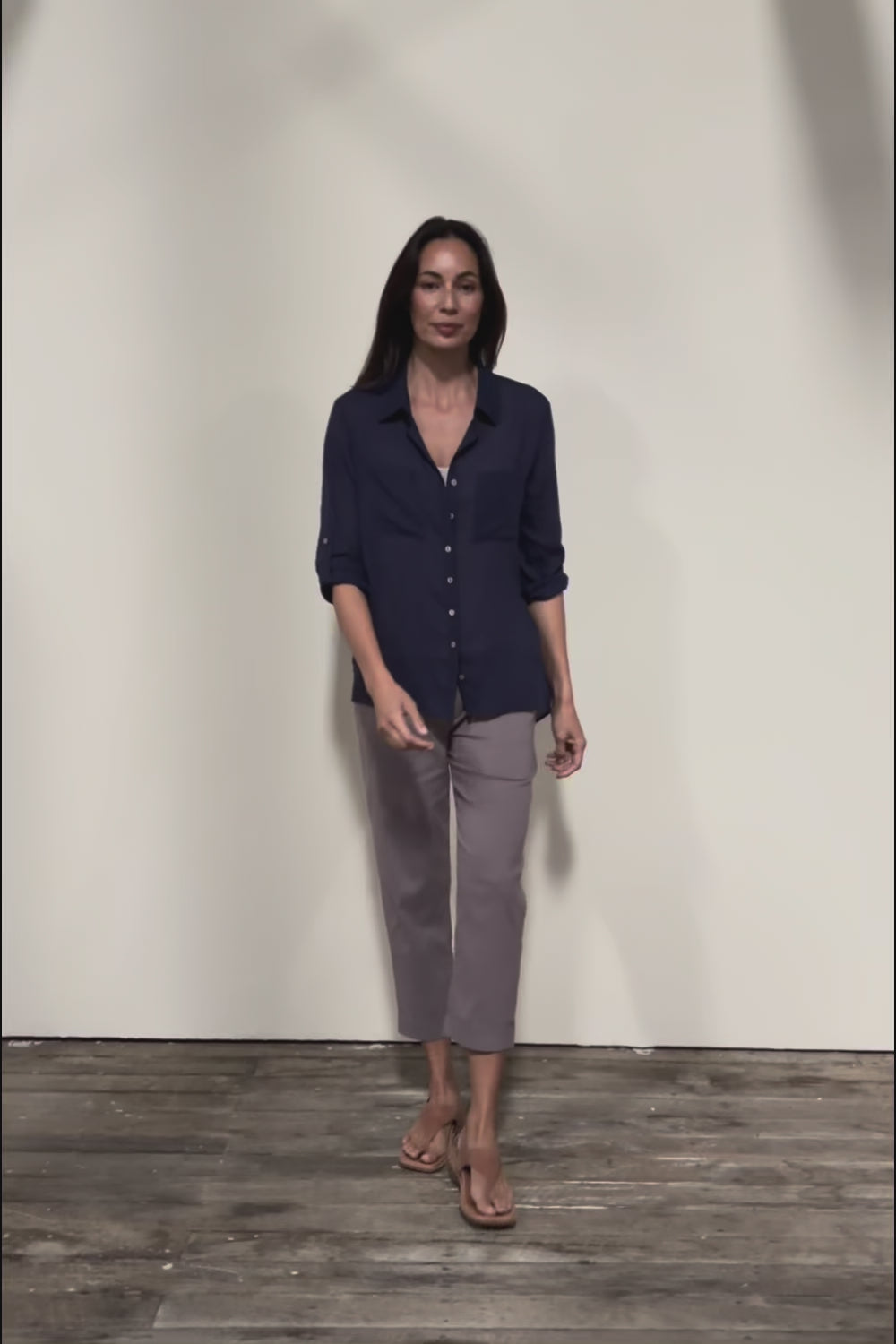 The Go To Comfort Shirt - Navy