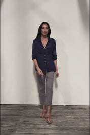 The Go To Comfort Shirt - Navy