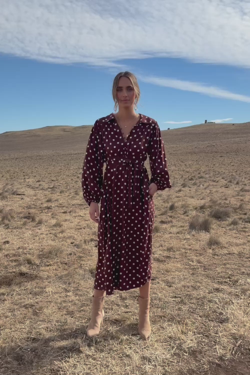 I Can Always Spot You Midi Dress - Chocspot