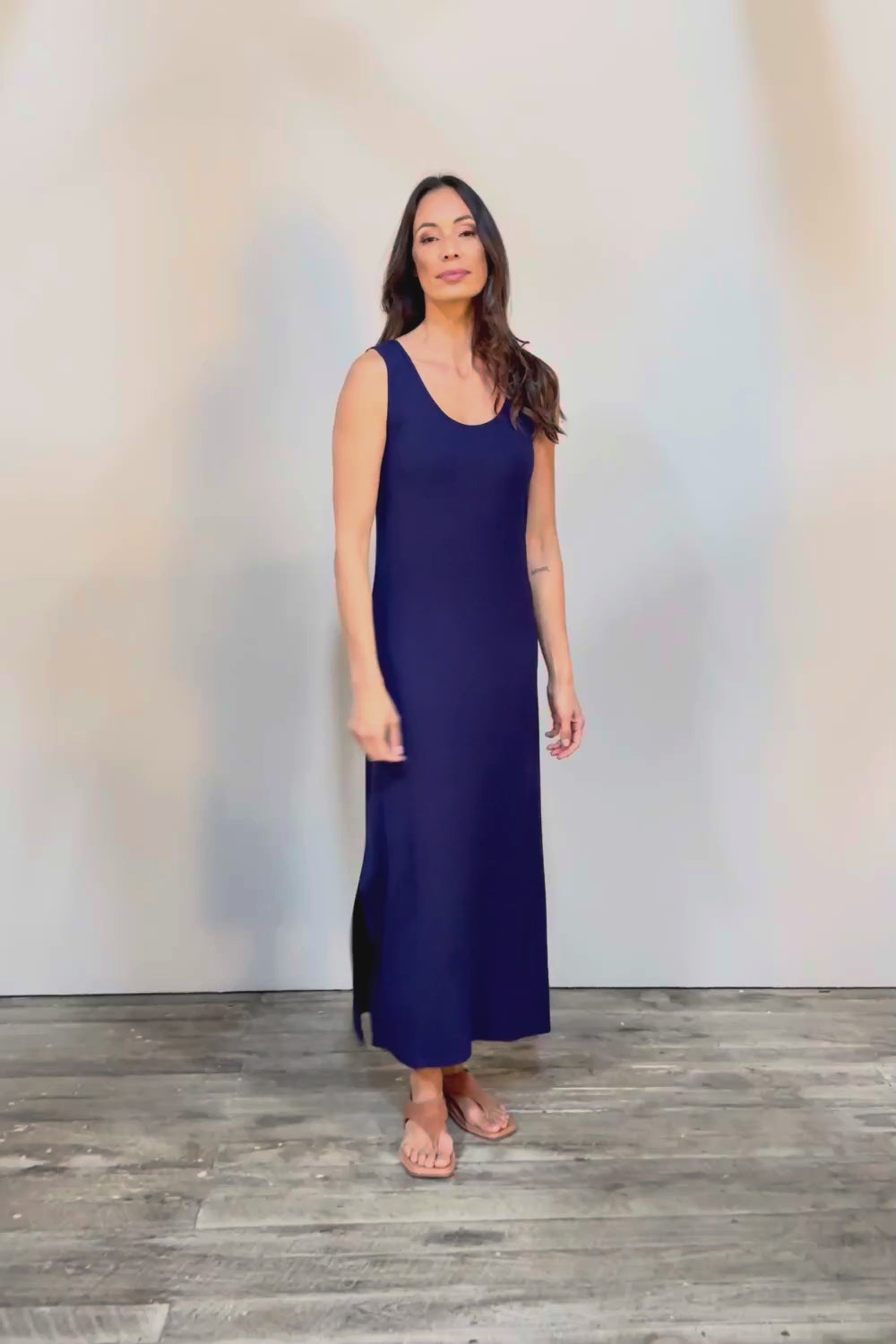 The Pack & Go Luxe Bamboo Tank Dress - Frenchnavy