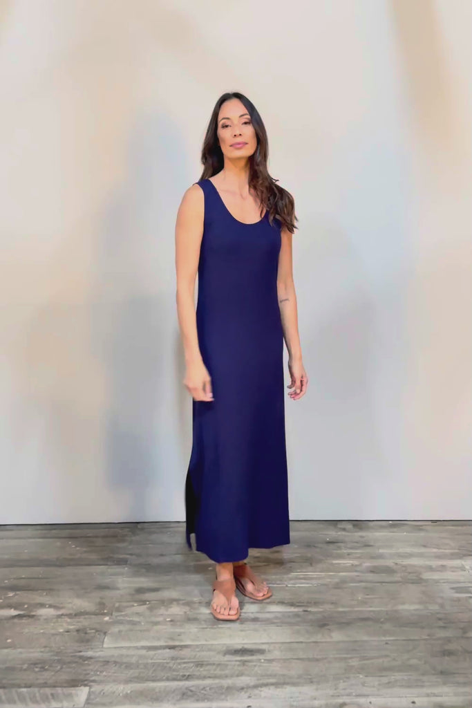 The Pack & Go Luxe Bamboo Tank Dress - Frenchnavy