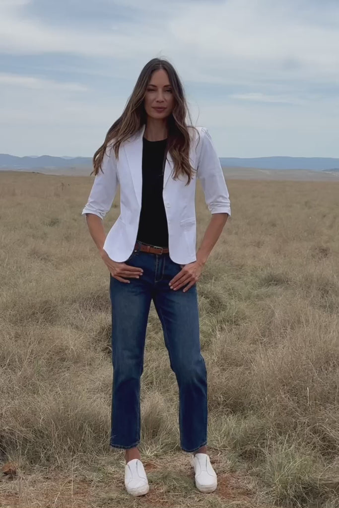 The Everyday Blazer - White
