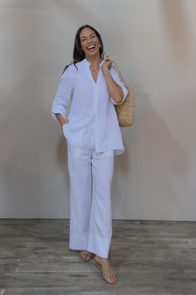 Linen Extra Soft Relaxed Shirt - White