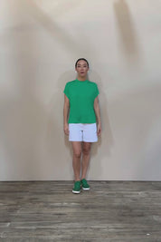 Cap Sleeve Tee - Green
