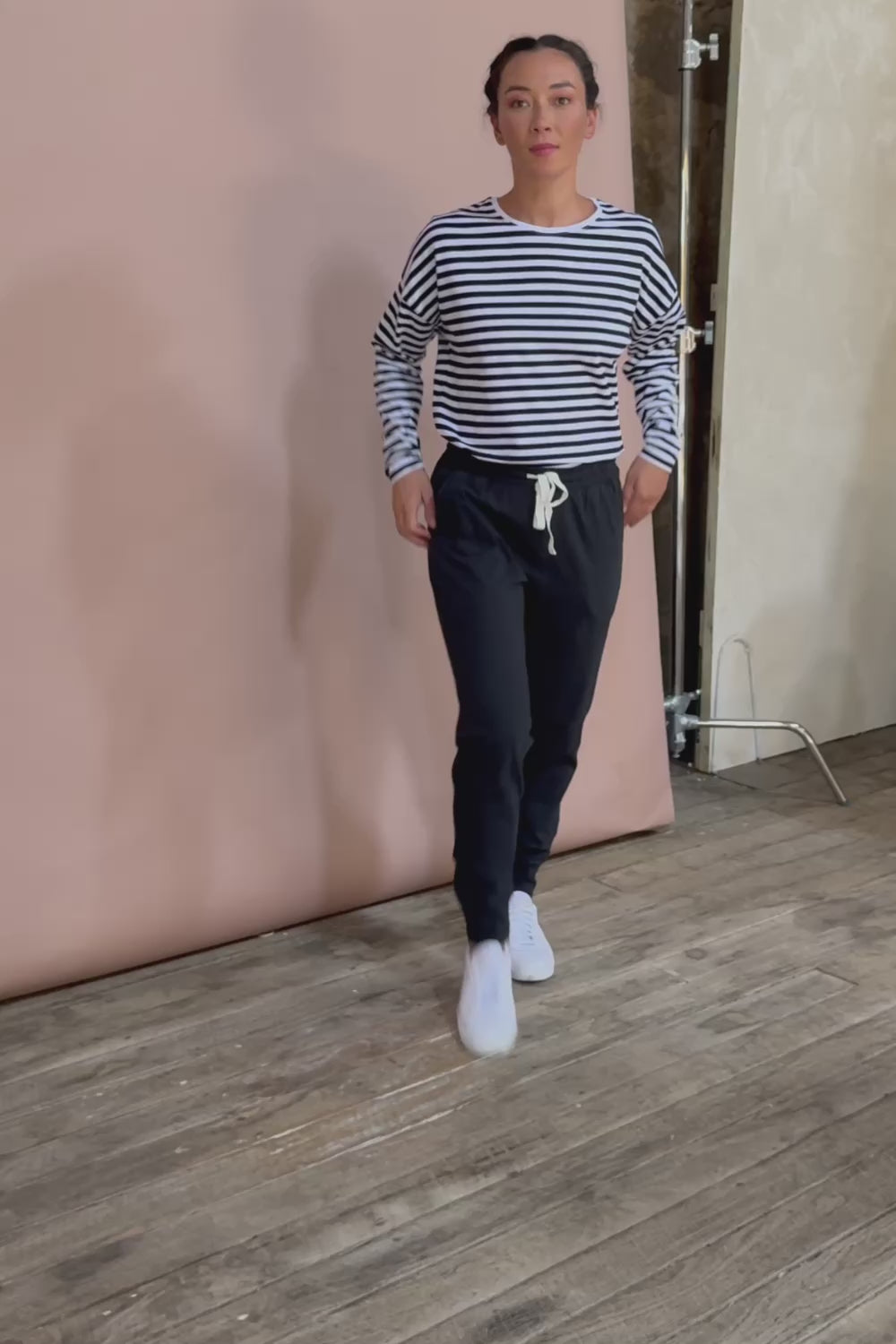 Fundamental Wash Out Pant - Black