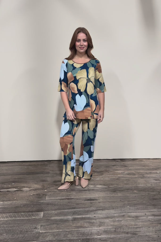 Side Split Tunic Top – Amberflora