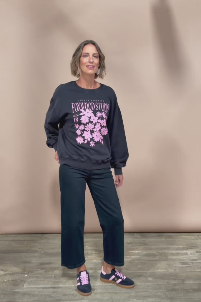 Floret Crew - Black