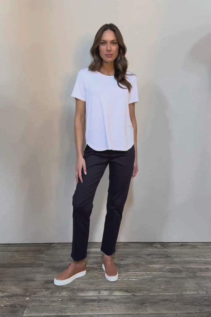 The 7/8 Pull On Pant - Darknavy