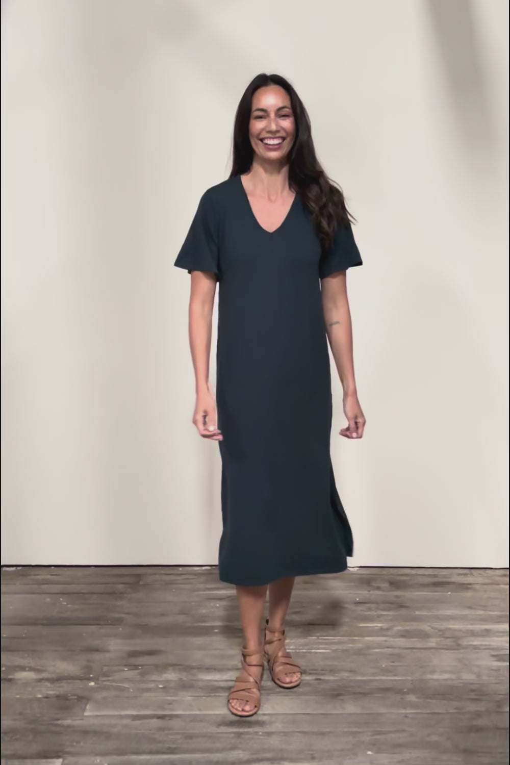 The Summer Comfort True Knit Dress – Petrol