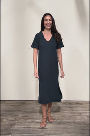 The Summer Comfort True Knit Dress – Petrol