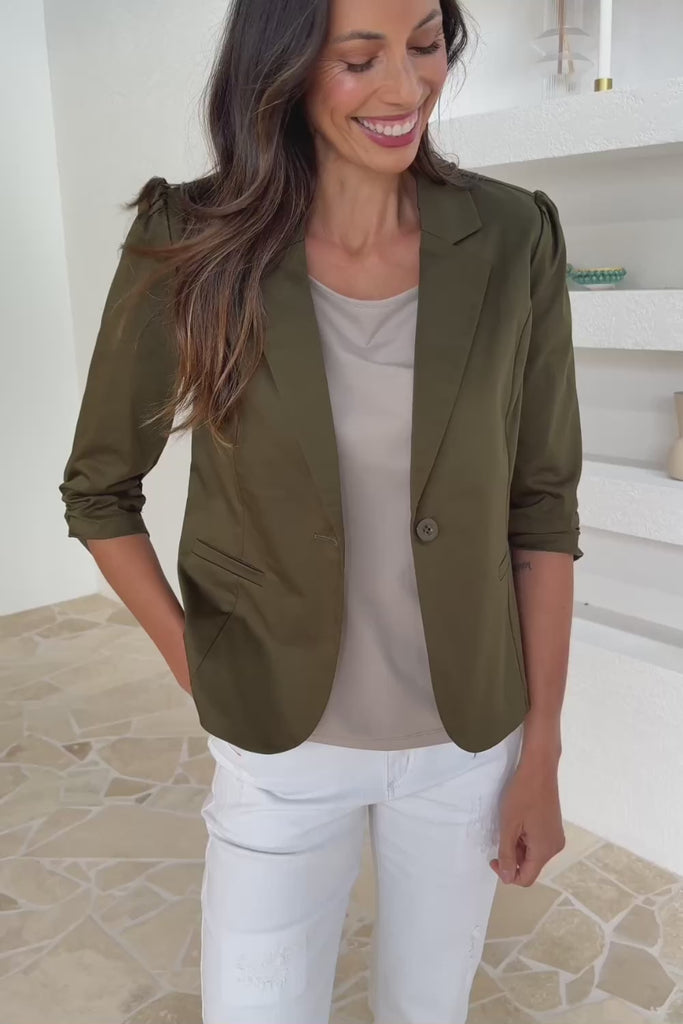 The Everyday Blazer - Darkolive
