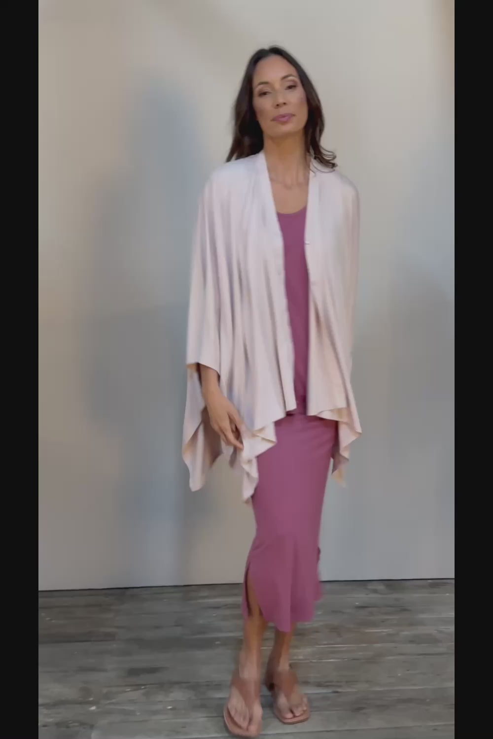 The Pack & Go Luxe Bamboo Shrug - Nougat
