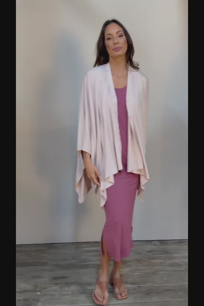 The Pack & Go Luxe Bamboo Shrug - Nougat