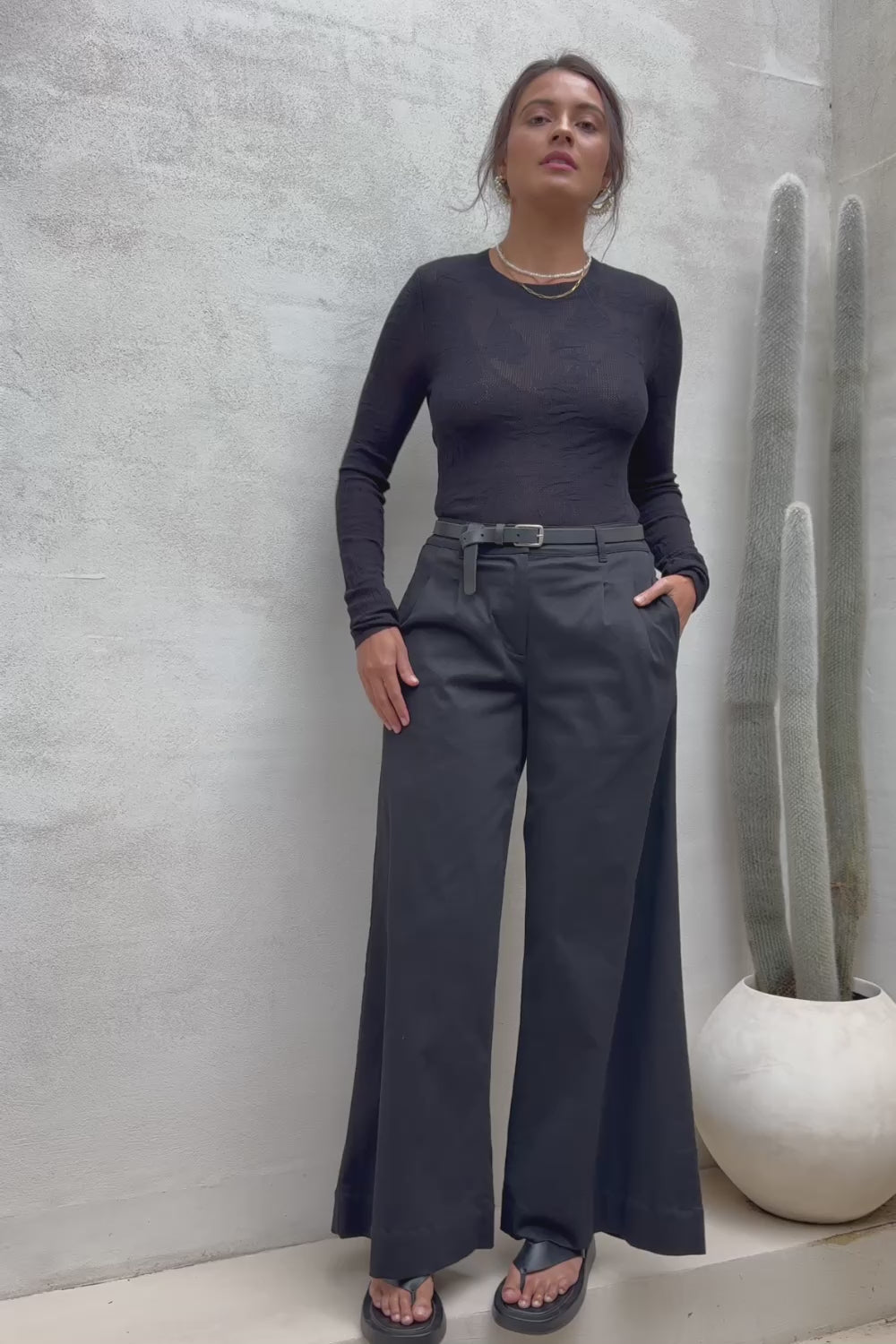 Need You In My Life Pants - Black