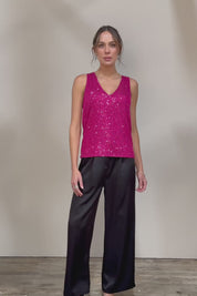 Reece Top - Cerise
