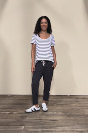 Fundamental Brunch Cotton Pant - Navy