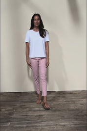 The Cotton Pull On Stretch Comfort Pant – Pink