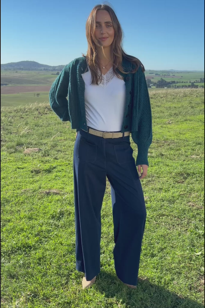 Never Want To Take Me Off Denim Look Pants – Denim