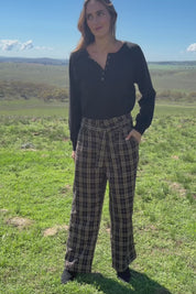 Just Checking In Pants – Blkcheck