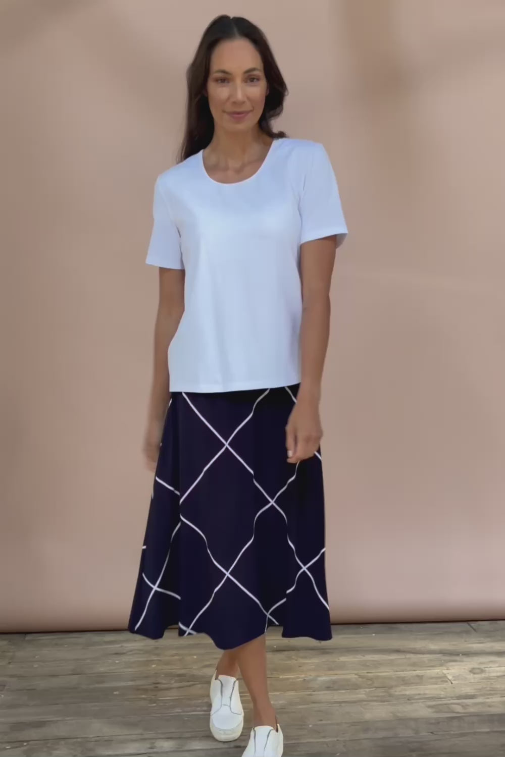 The Luxe Pima Cotton Tee - White
