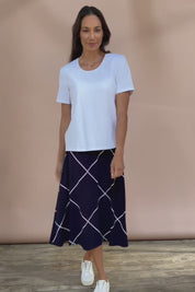 The Luxe Pima Cotton Tee - White