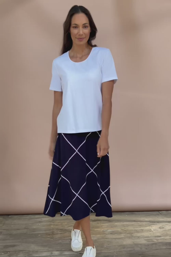 The Luxe Pima Cotton Tee - White