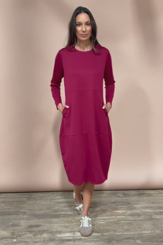 The Easy Wear Pocket Dress - Port