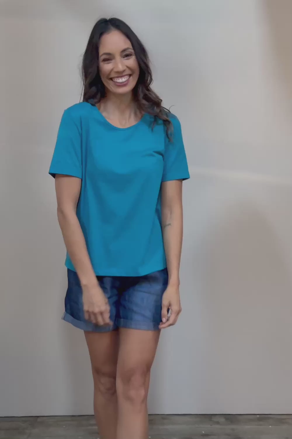 The Keepers Tee - Turquoise