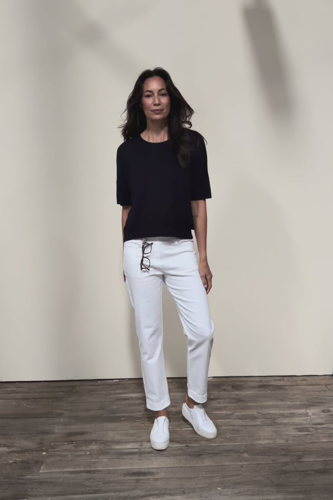 The Essential Knit Tee – Darklapis