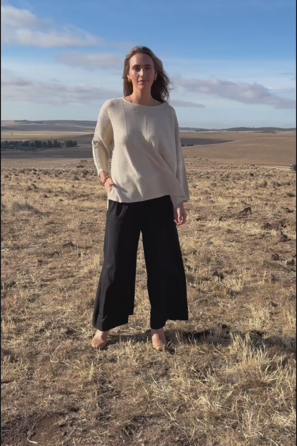 Easy Does It Knit Top - Natural