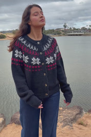 Verbier Knit Cardi – Stripe
