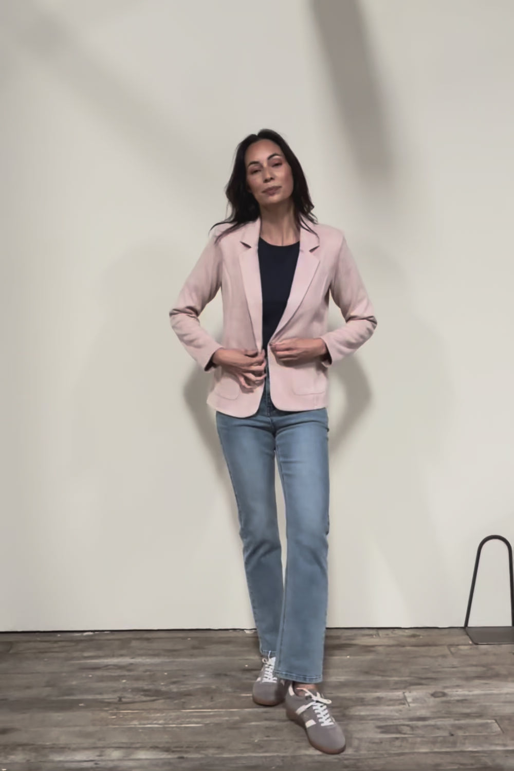 The Luxe Faux Suede Blazer – Baci