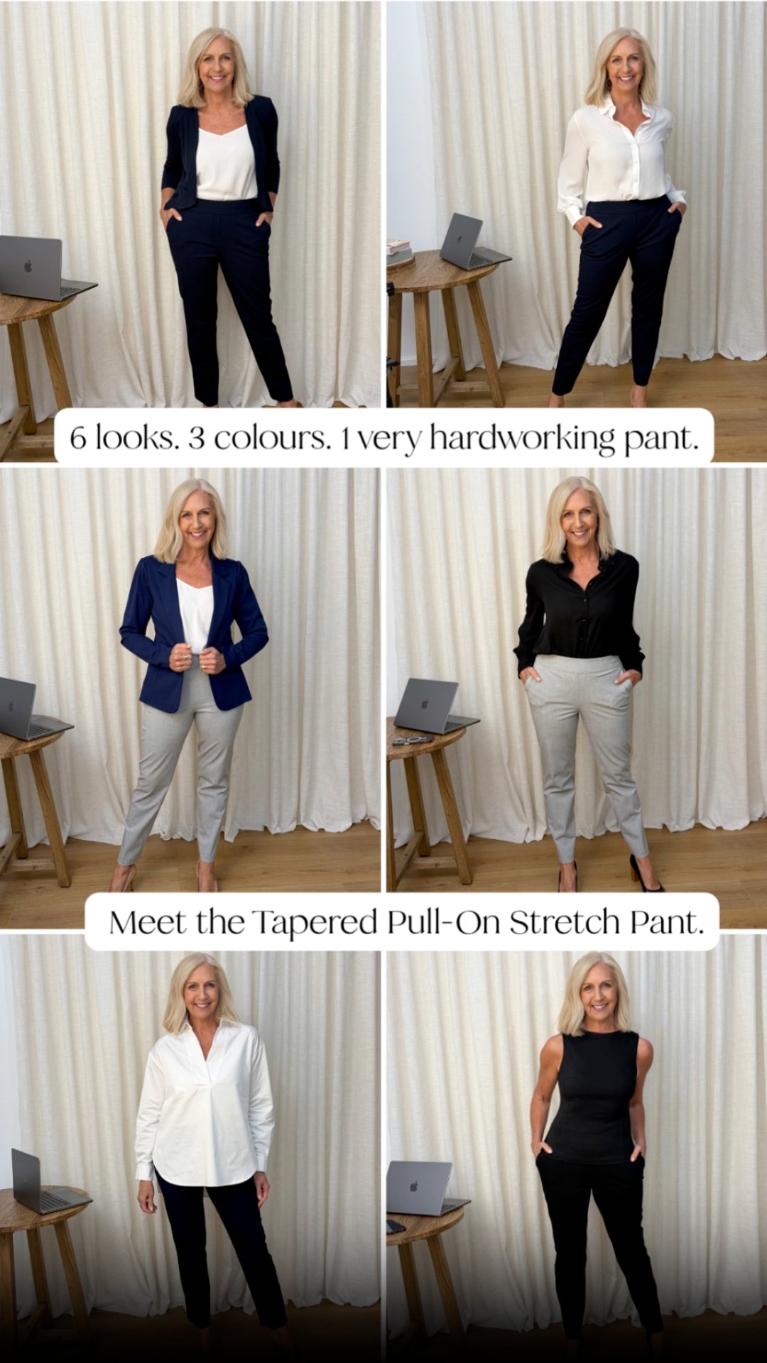Six Looks, Three Colours, One Hardworking Pant