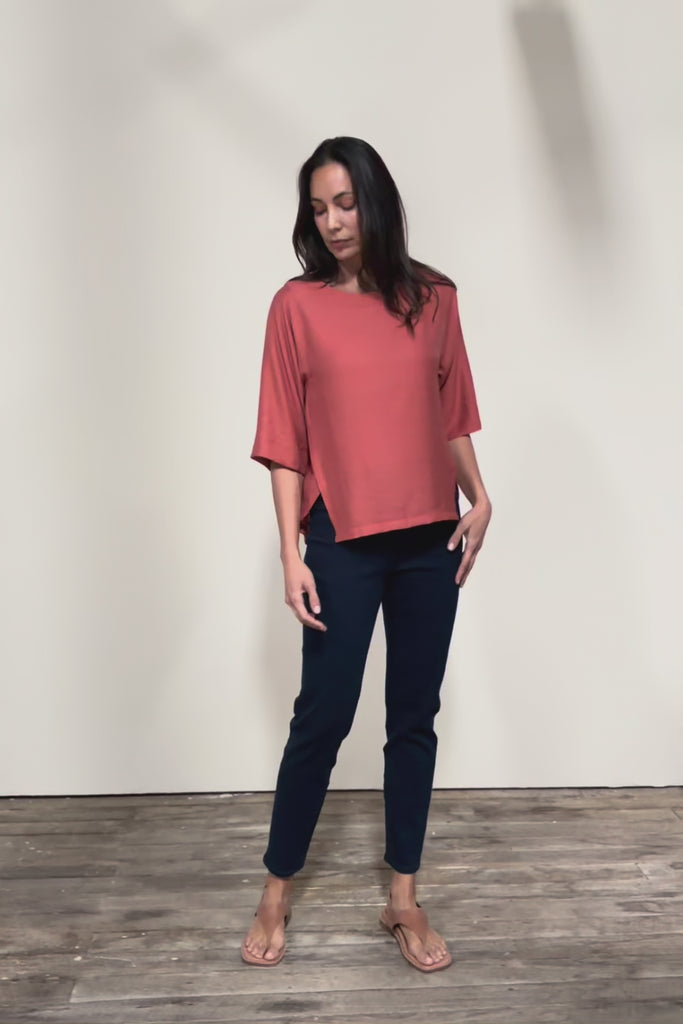 The Cotton Pull On Stretch Comfort Pant – Indigo