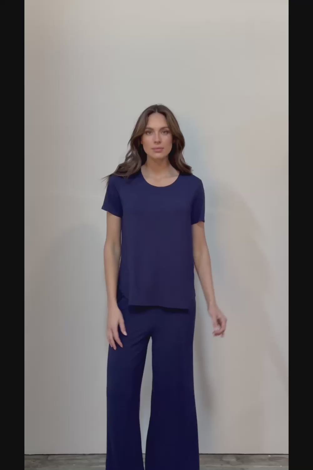 The Pack & Go Luxe Bamboo Tee - Frenchnavy