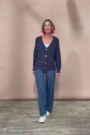 Back To Love Cardi - Navy