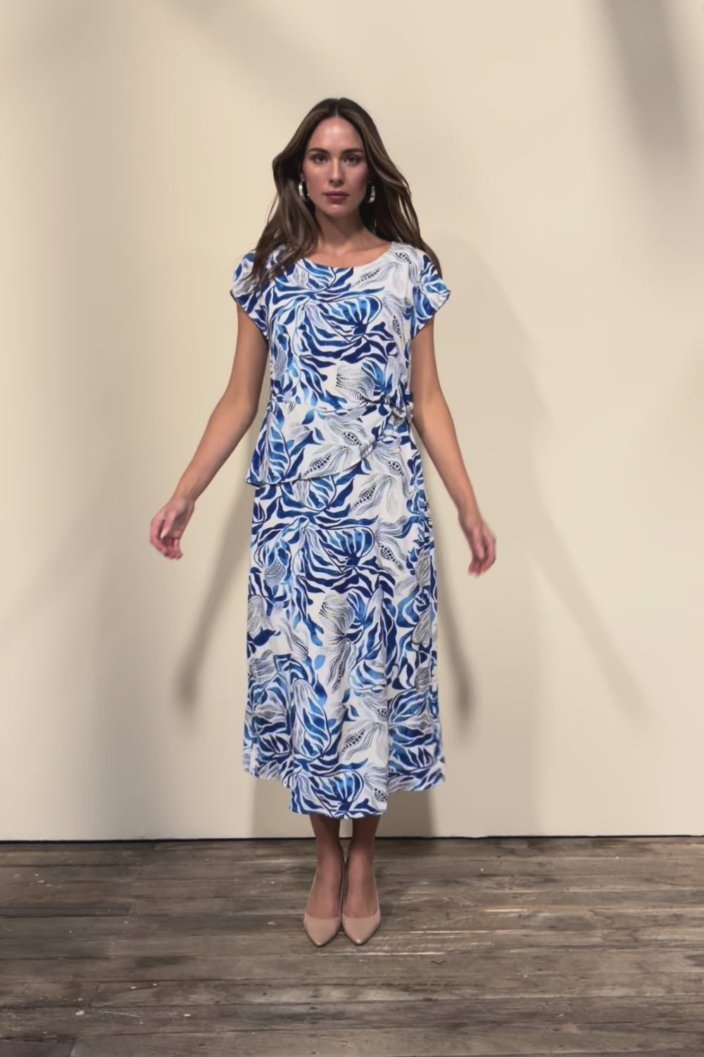 The Printed Popover Dress - Bluebloom