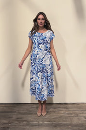 The Printed Popover Dress - Bluebloom